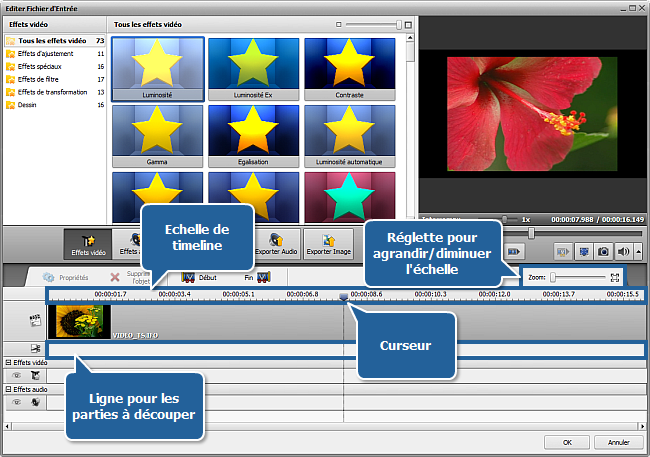 Comment supprimer une partie inutile d'un fichier vidéo et le convertir dans un autre format? Etape 3