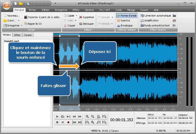 comment mettre de la musique sur avs