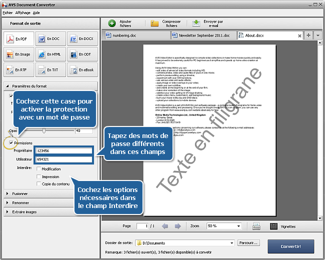 Comment Convertir Les Fichiers DOC/DOCX Dans Le Format PDF?