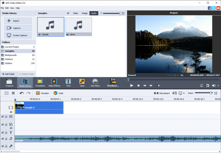 crop video avs video editor